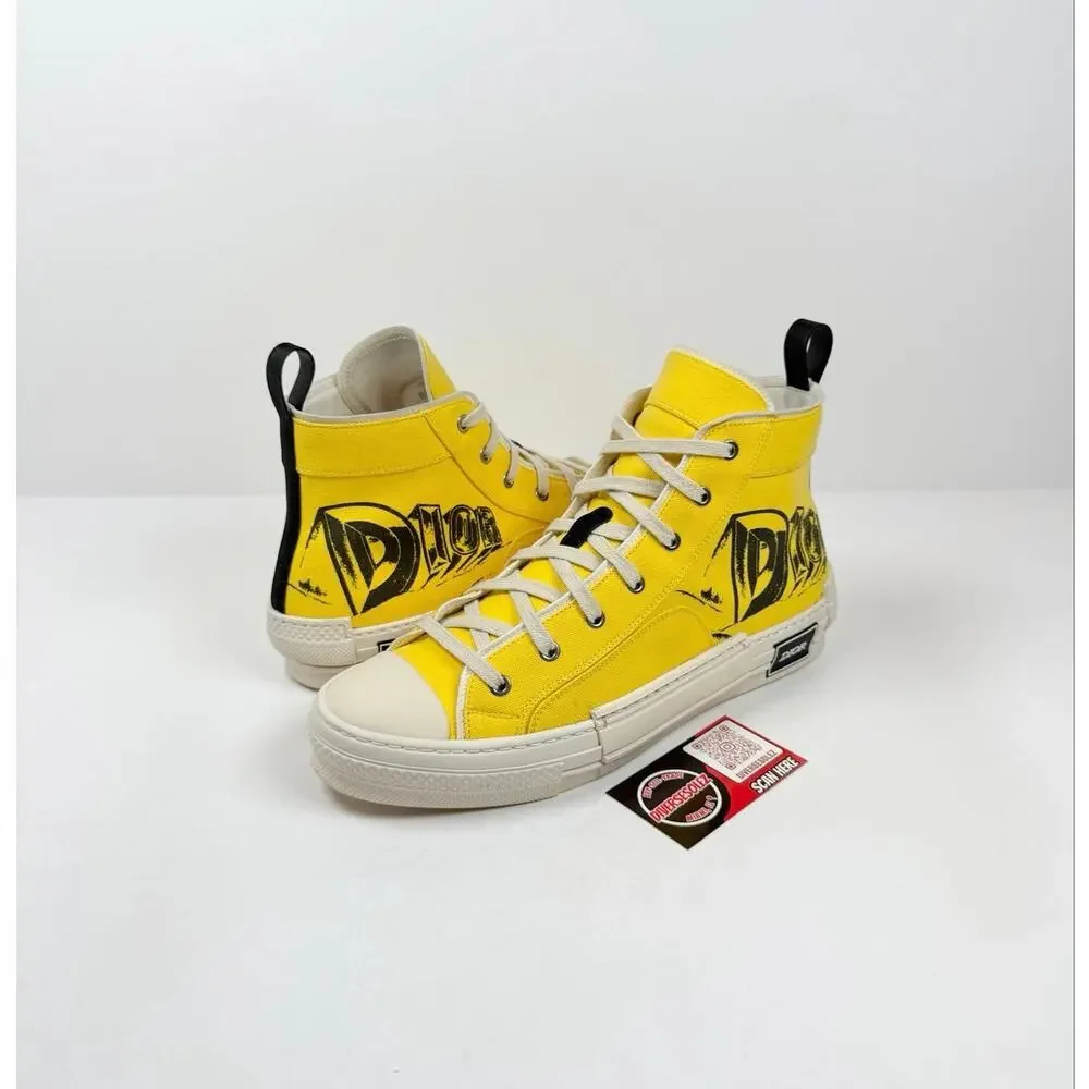 Size 44EU/11US Dior B23 High Canvas Yellow